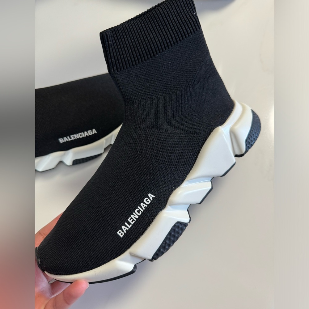 Black Sock Shoes